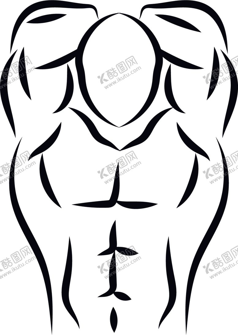 编号：95198610081032151094【酷图网】源文件下载-肌肉男