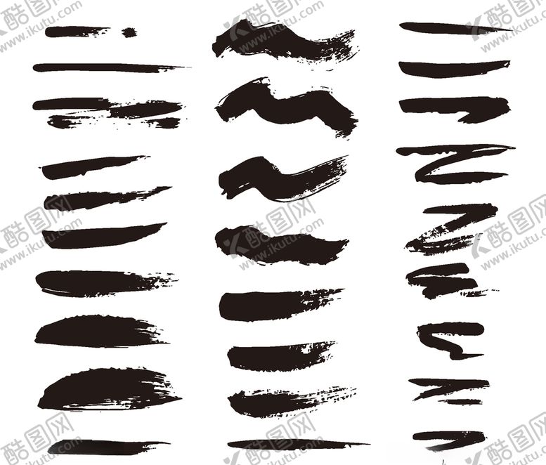 编号：74856406190222393976【酷图网】源文件下载-墨迹几何图形