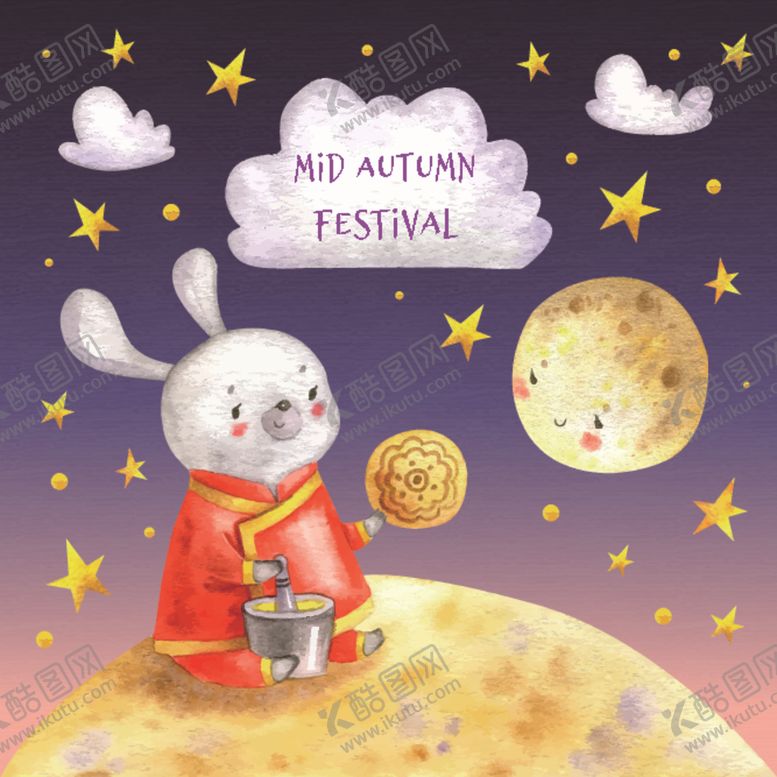 编号：53688009211737127719【酷图网】源文件下载-扁平中秋插画