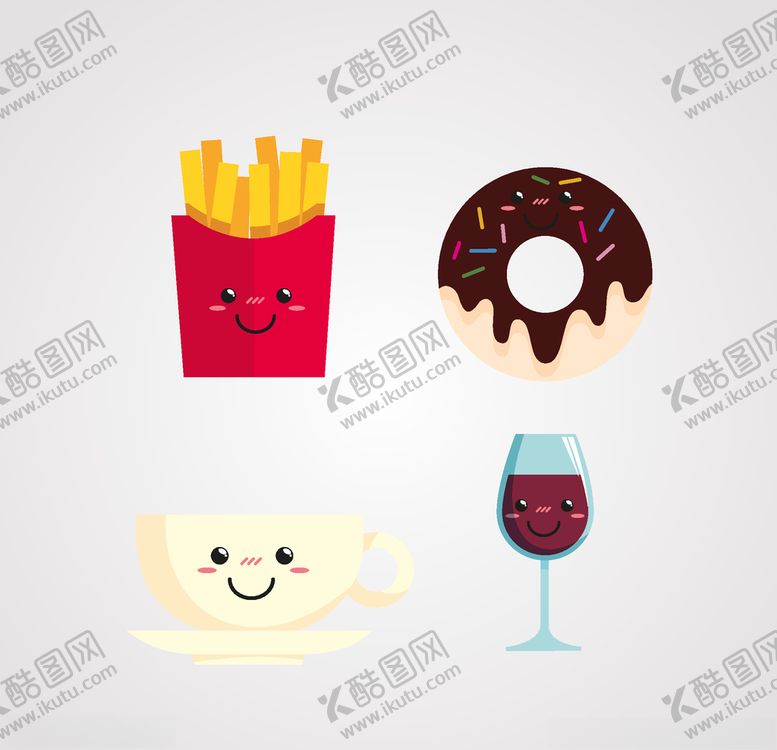 编号：85721709241641452713【酷图网】源文件下载-可爱食物