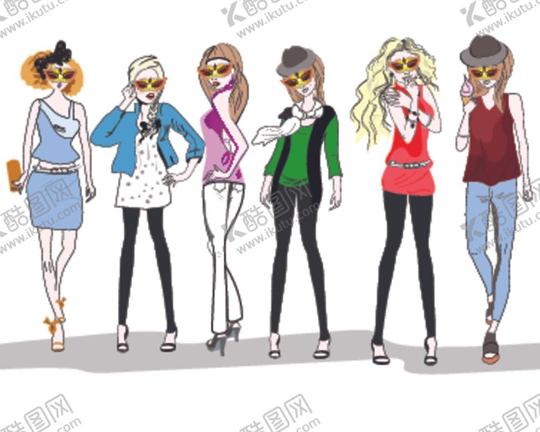 编号：14604509271354133372【酷图网】源文件下载-时尚潮流女孩