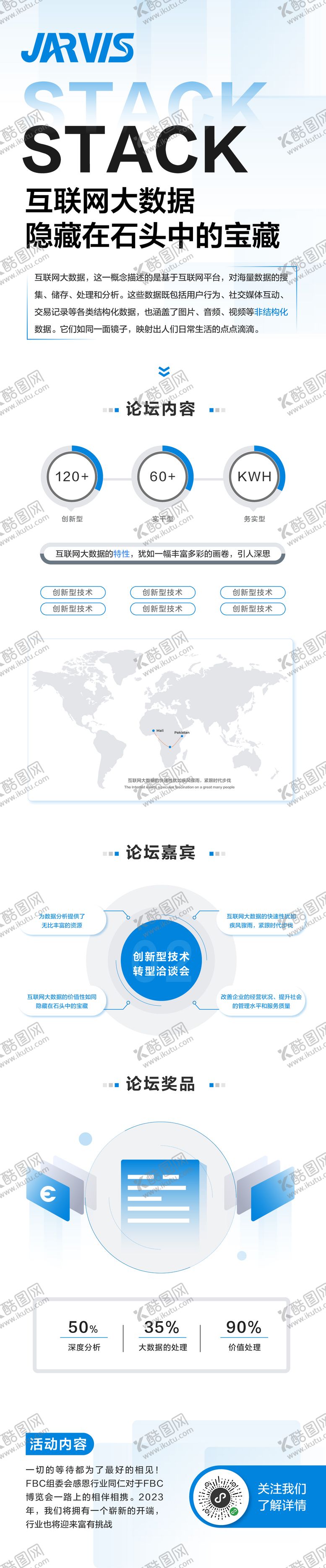 编号：93180806151334577060【酷图网】源文件下载-商务互联网大会邀请函长图海报