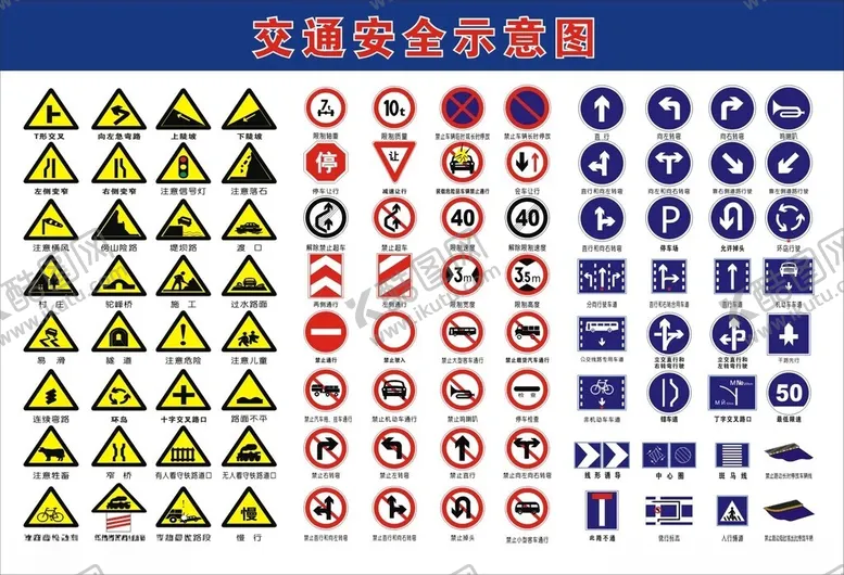 编号：99933802090537104931【酷图网】源文件下载-交通指示标志