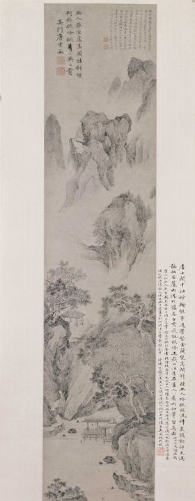 唐伯虎水墨画