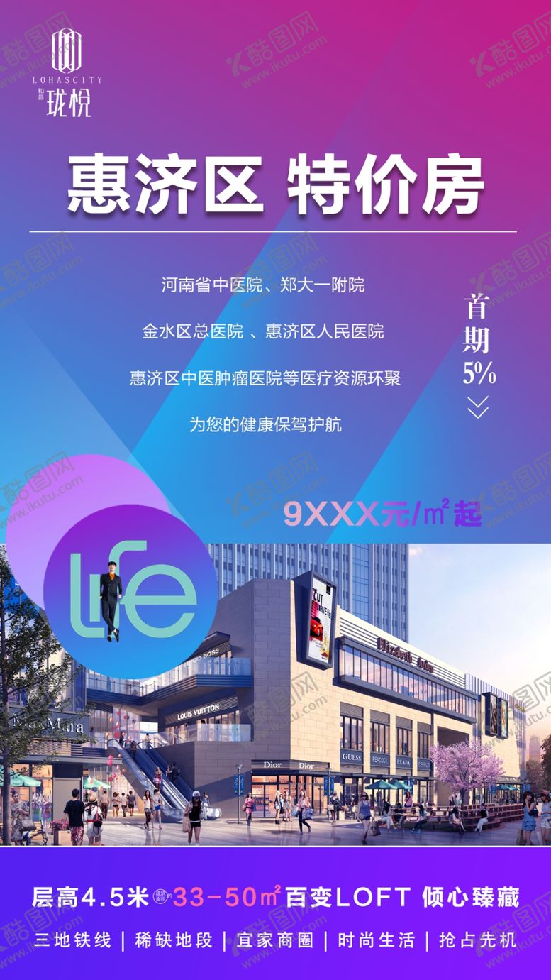 编号：20715007011140347649【酷图网】源文件下载-loft公寓商铺价值点