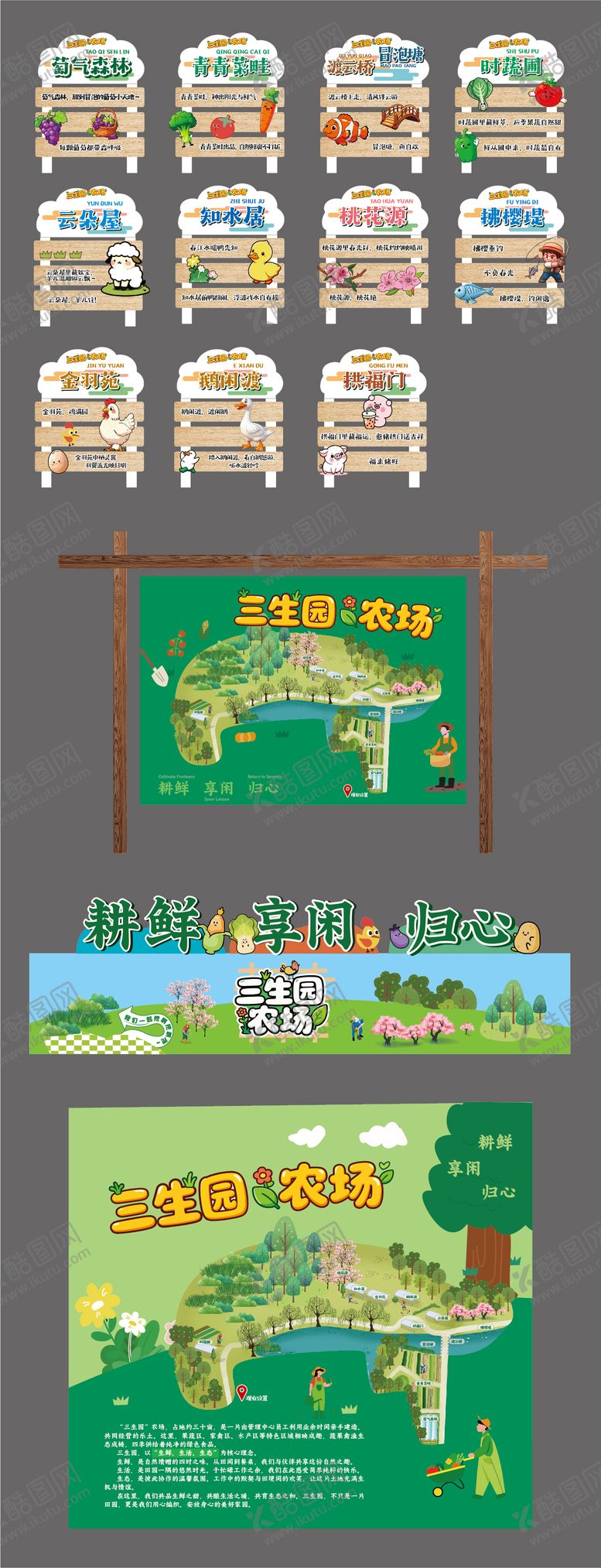 编号：44238804142032343073【酷图网】源文件下载-农场导视系统