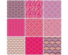 多彩几何图案纹理集合