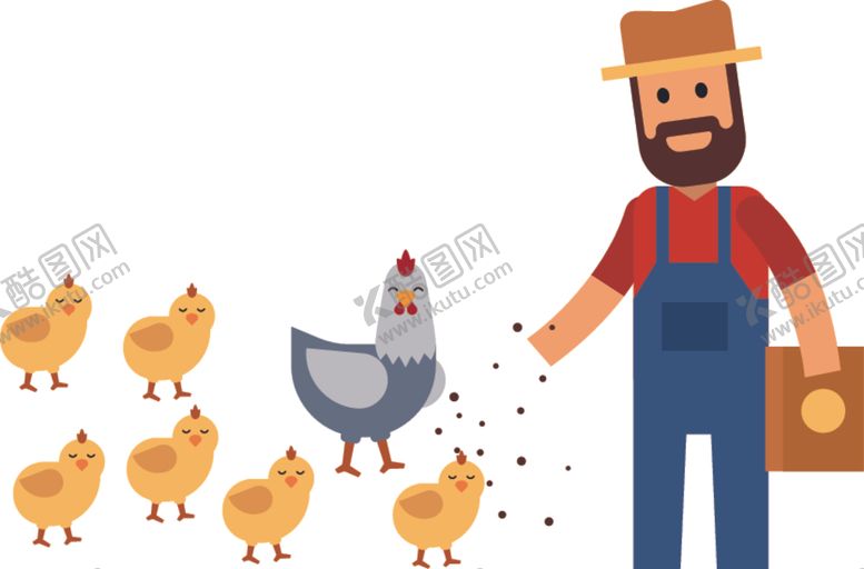 编号：52818909161449395653【酷图网】源文件下载-卡通农场人物