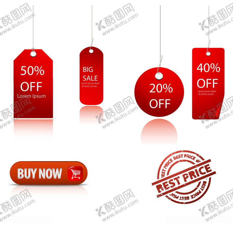 编号：51142410012253052783【酷图网】源文件下载-矢量标签素材