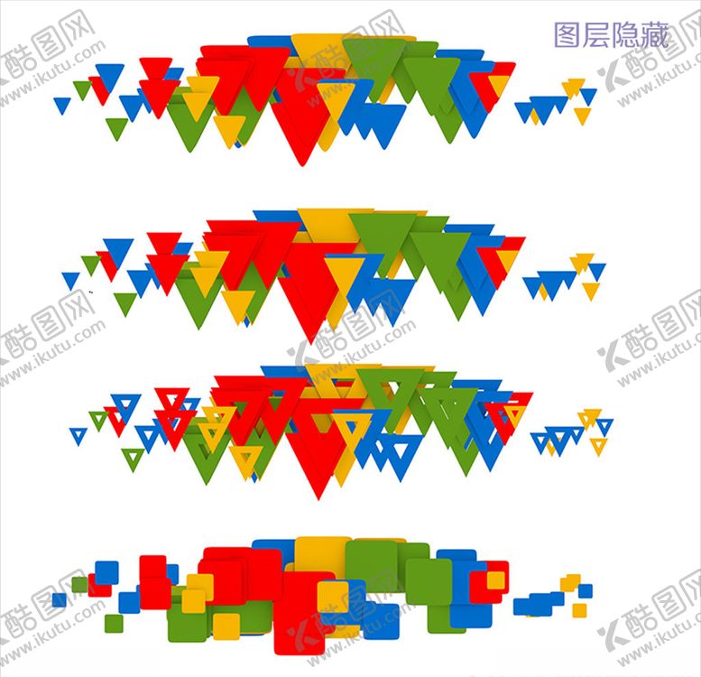 编号：69696210030309308842【酷图网】源文件下载-红蓝绿黄图形组合