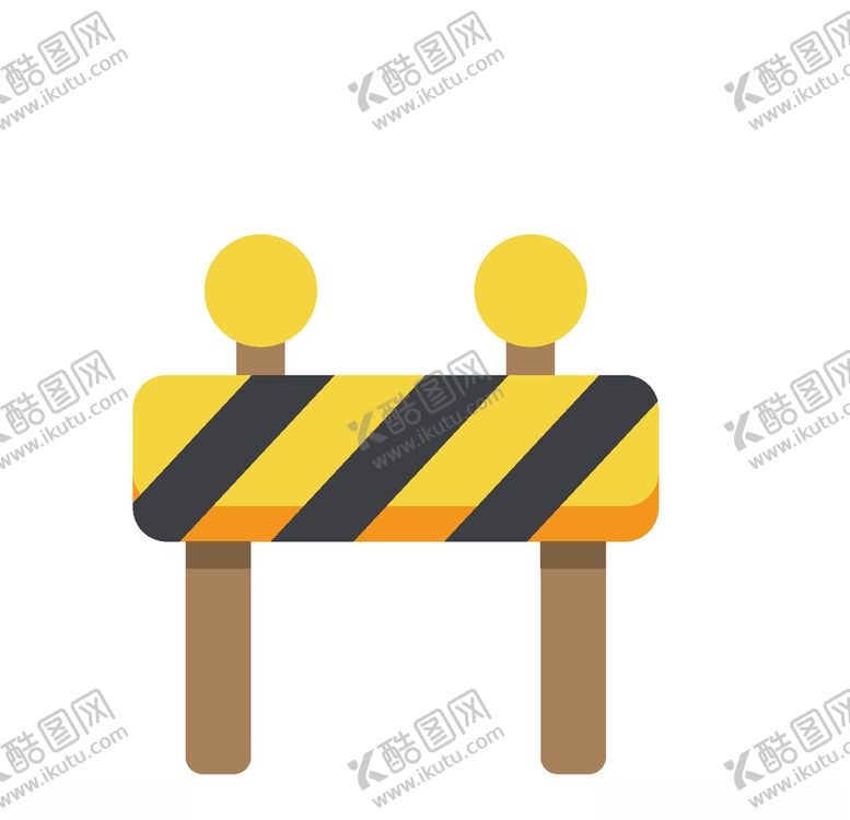 编号：98818303270305531451【酷图网】源文件下载-禁止通行围栏