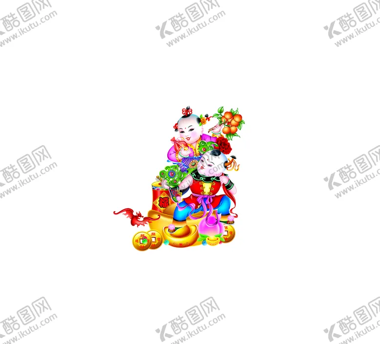 编号：54927609191325465071【酷图网】源文件下载-童子拜年