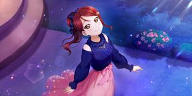 彩色动漫人物插画背景