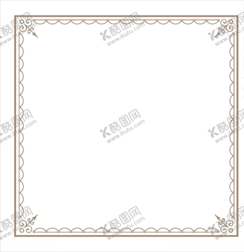 编号：50195904071836417489【酷图网】源文件下载-欧式花纹边框