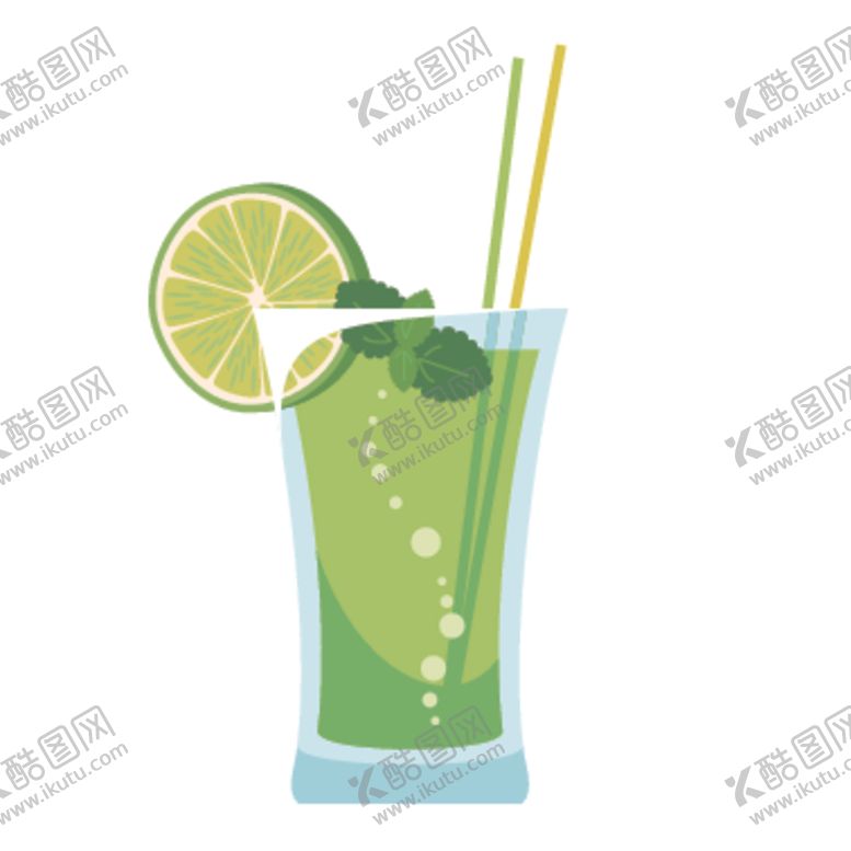 编号：96774311012143463937【酷图网】源文件下载-夏日冷饮矢量插画