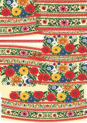 民族风刺绣服饰图案