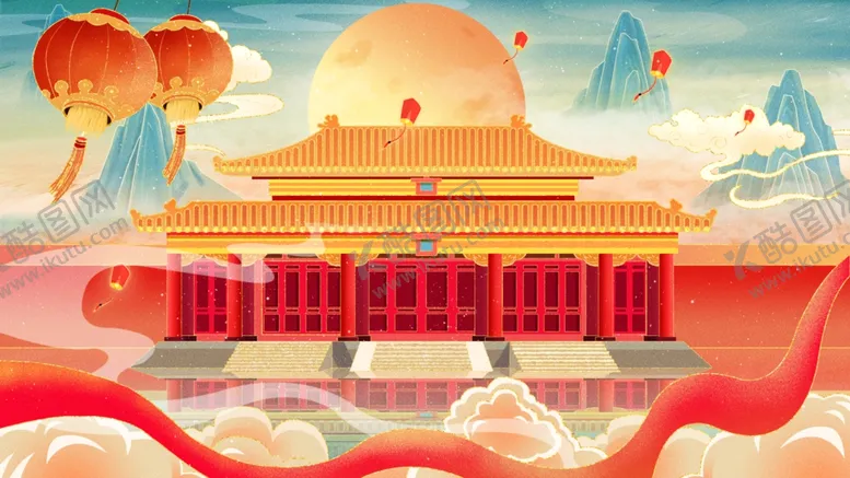 编号：86764803271106098318【酷图网】源文件下载-国潮风景