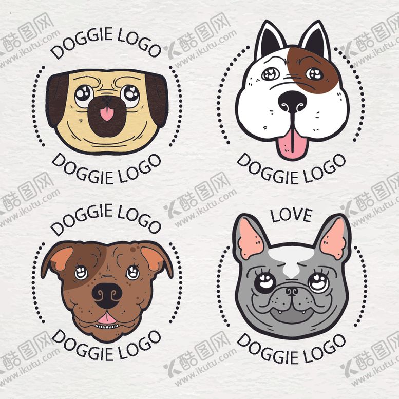 编号：12853410090524551488【酷图网】源文件下载-小狗图标