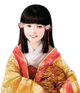 古装帅哥美女插画图片