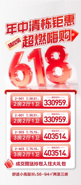 618活动钜惠海报