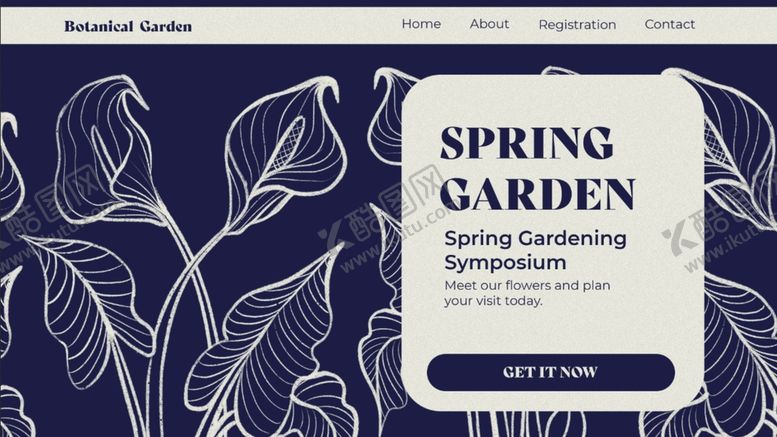 编号：61397809201607509350【酷图网】源文件下载-植物园网页登录模板