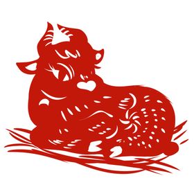 牛年剪纸