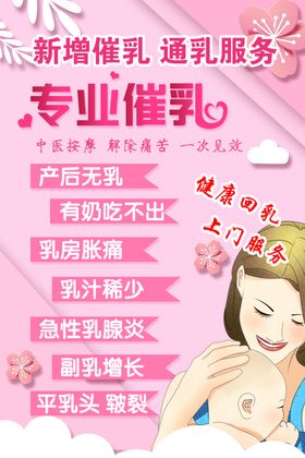 中医催乳名片