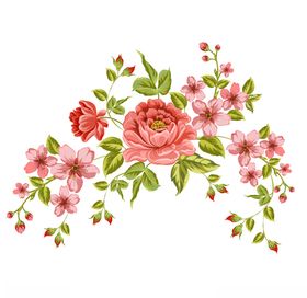玫瑰花边