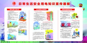日常安全用电知识展板