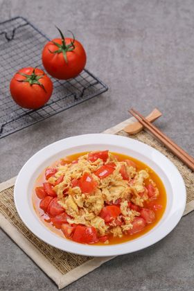 西红柿炒鸡蛋美味滑蛋饭滑蛋饭