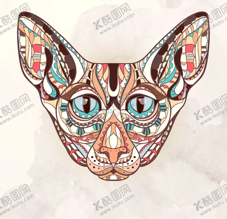 编号：26087310290011404620【酷图网】源文件下载-动物艺术头像