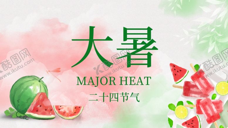 编号：51420610010522441817【酷图网】源文件下载-大暑展板