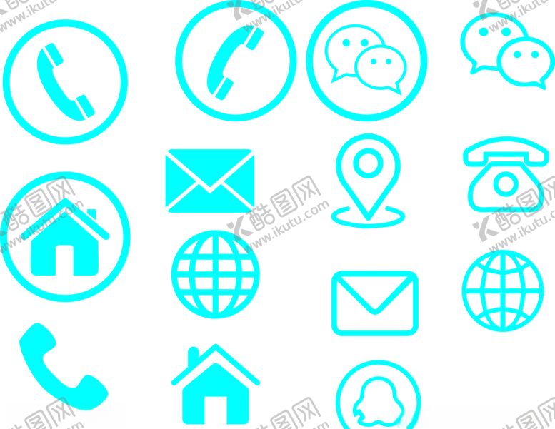 编号：16993206180035123652【酷图网】源文件下载-名片小图标