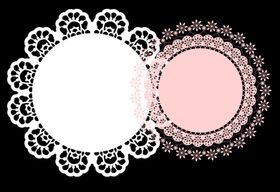 蕾丝花边蕾丝圈边框