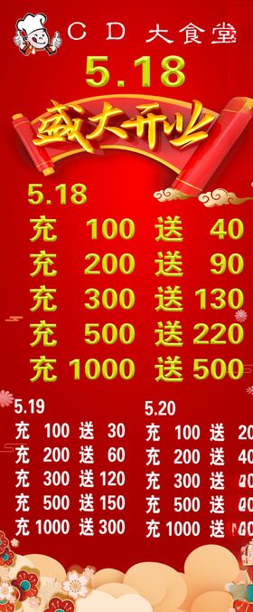开业海报