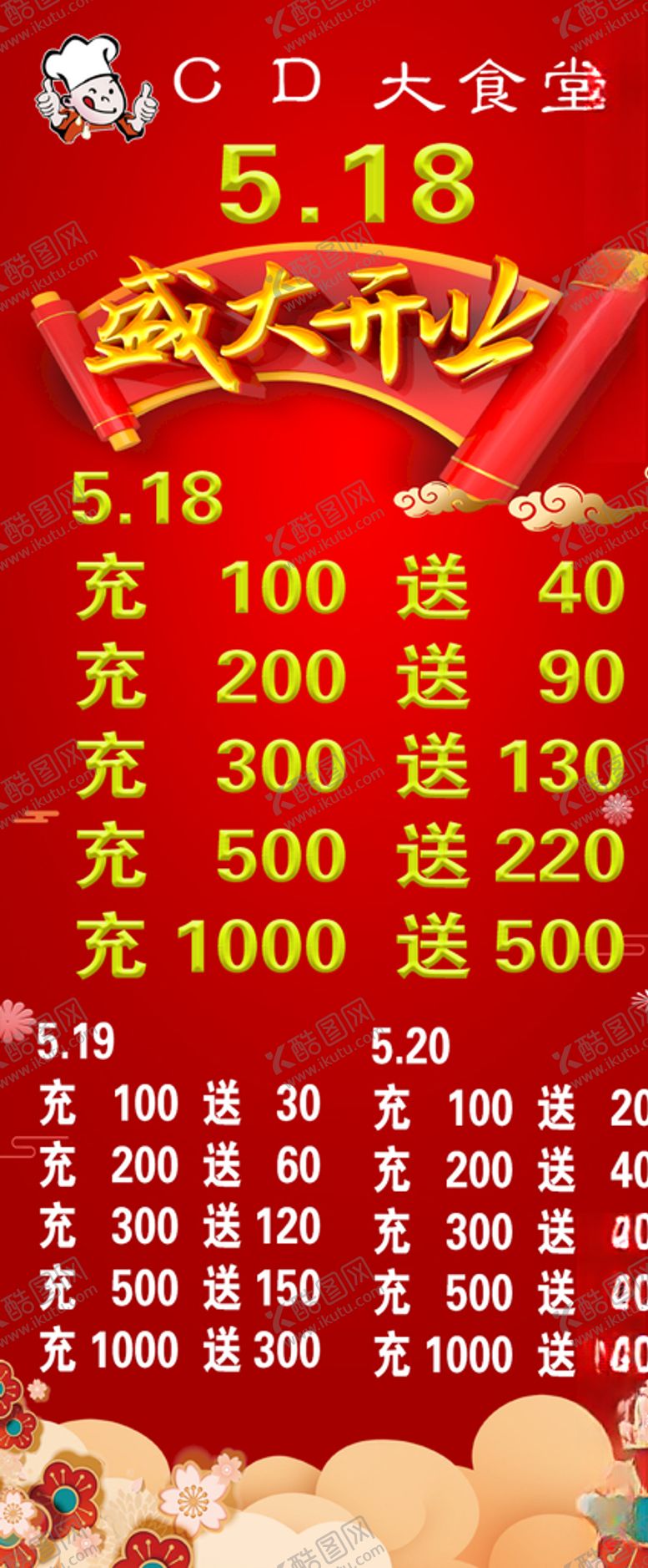 编号：58514705090855086837【酷图网】源文件下载-开业海报