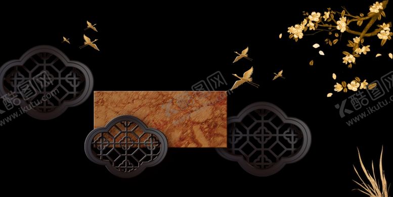 编号：60079206242026453482【酷图网】源文件下载-中式背景