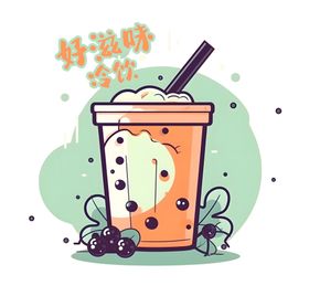 奶茶logo