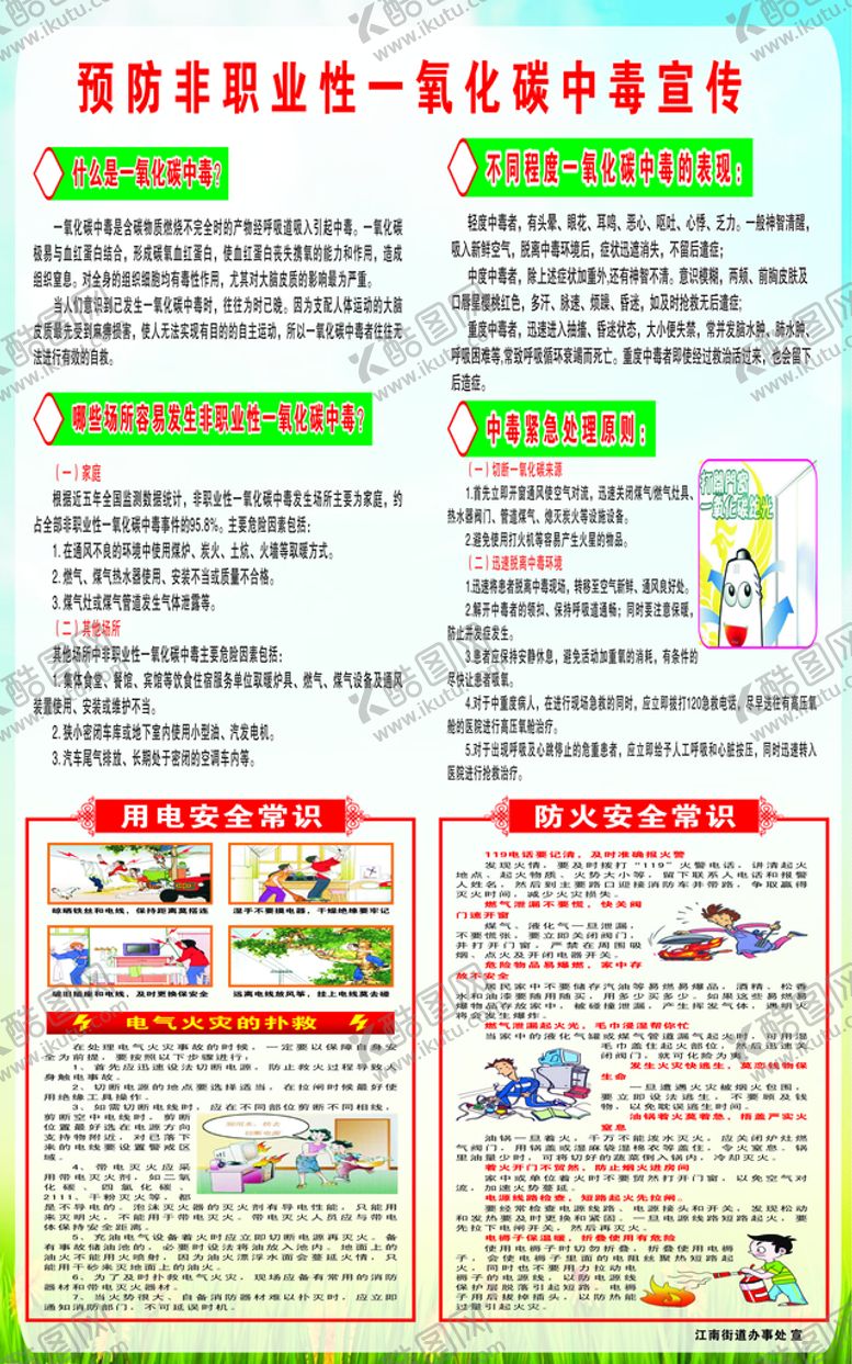 编号：26660701251628119570【酷图网】源文件下载-预防非职业性一氧化碳中毒