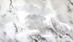 山水画大理石纹背景墙