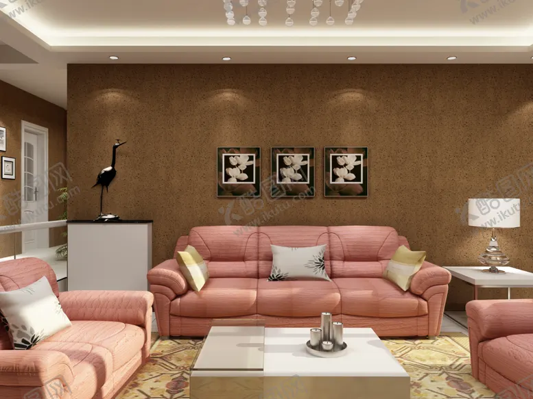 编号：69829512221345271353【酷图网】源文件下载-现代温馨客厅家居场景
