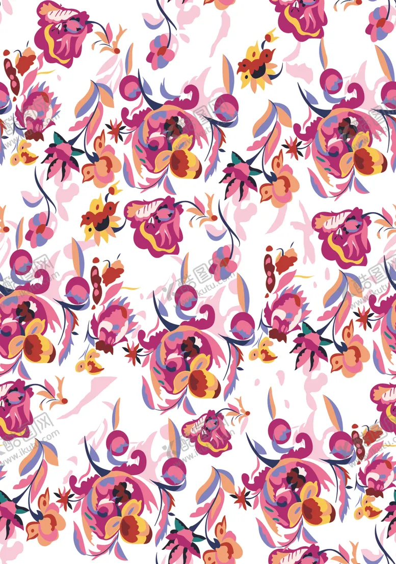 编号：81527309110847316181【酷图网】源文件下载-手绘花