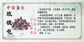 中医养生玫瑰花