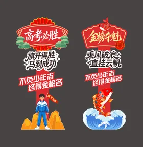 高考立牌路牌