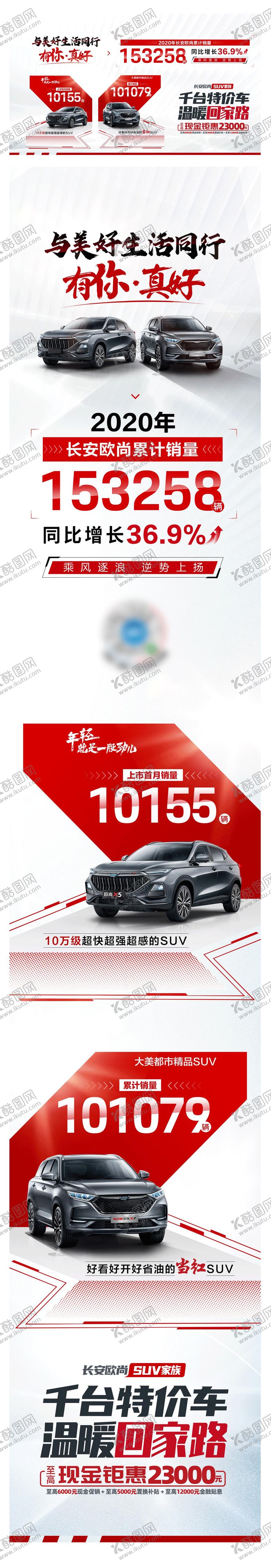 编号：88919709080149498919【酷图网】源文件下载-汽车销量上涨活动展板