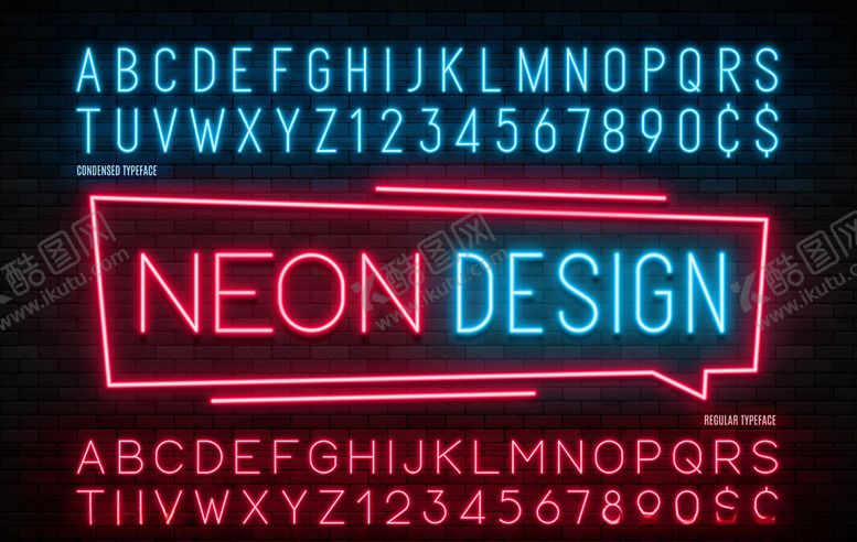 编号：38806110050457515173【酷图网】源文件下载-发光字母