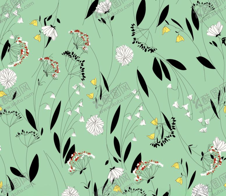 编号：70656710061544025003【酷图网】源文件下载-矢量手绘花