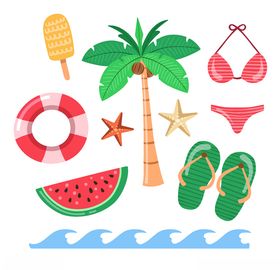 夏日元素