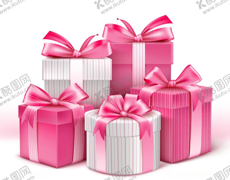 编号：19101009142112215452【酷图网】源文件下载-矢量粉色礼盒
