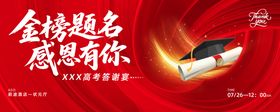 酒店高考答谢宴活动背景板